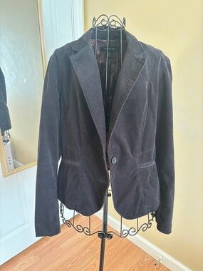 Calvin Klein Jeans Black Corduroy Women's Blazer